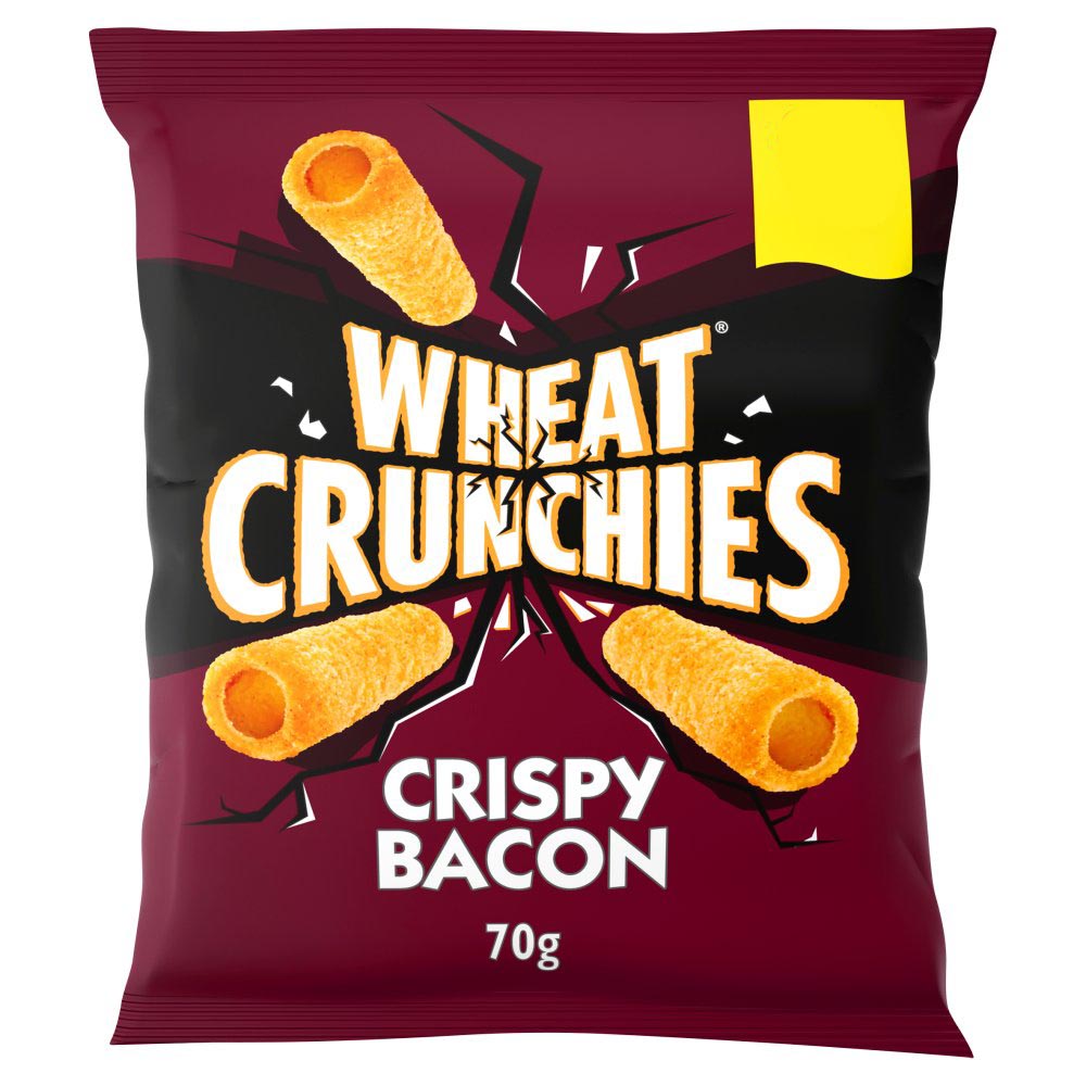 Wheat Crunchies Bacon Crisps 70g-Food
