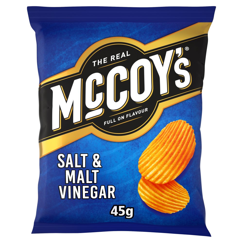 MASMcCoy's Salt & Malt Vinegar Grab Bag Crisps 45g-Food