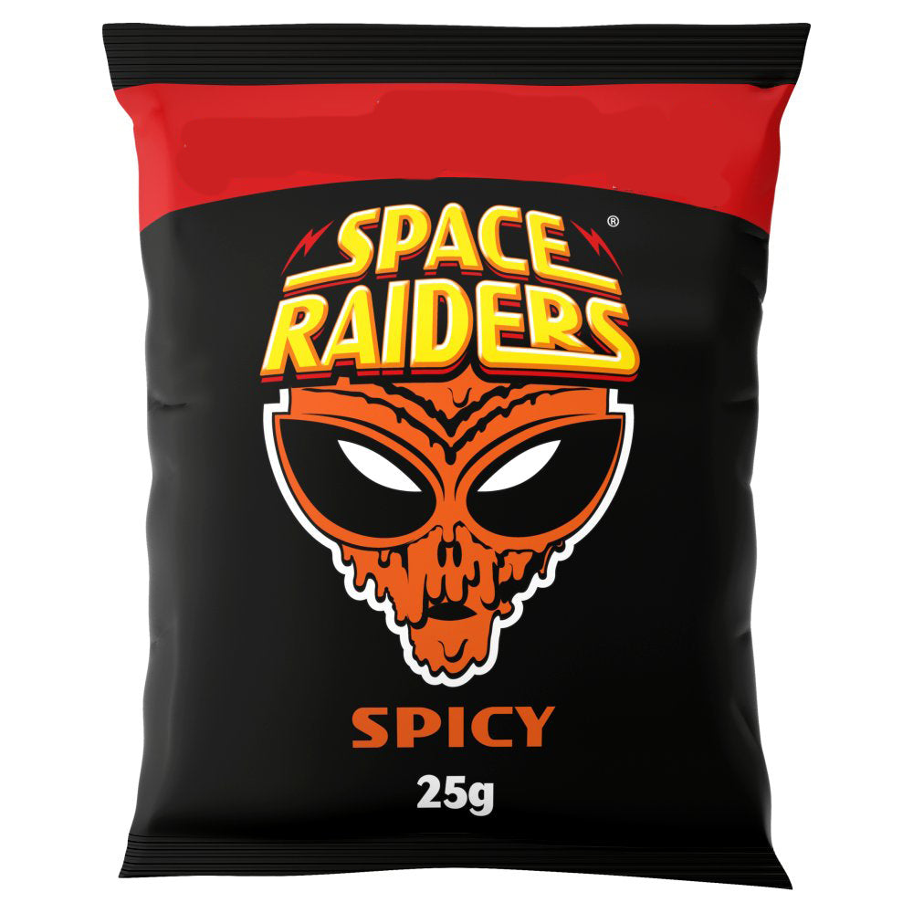 Space Raiders Spicy Crisps 25g Snack Foods Asetena Pa