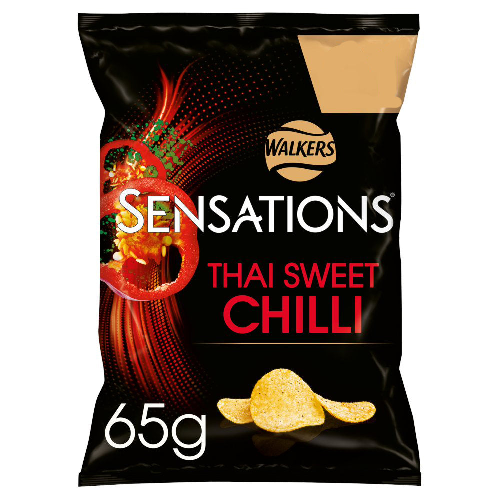 Walkers Sensations Thai Sweet Chilli Sharing Crisps 65g-Food