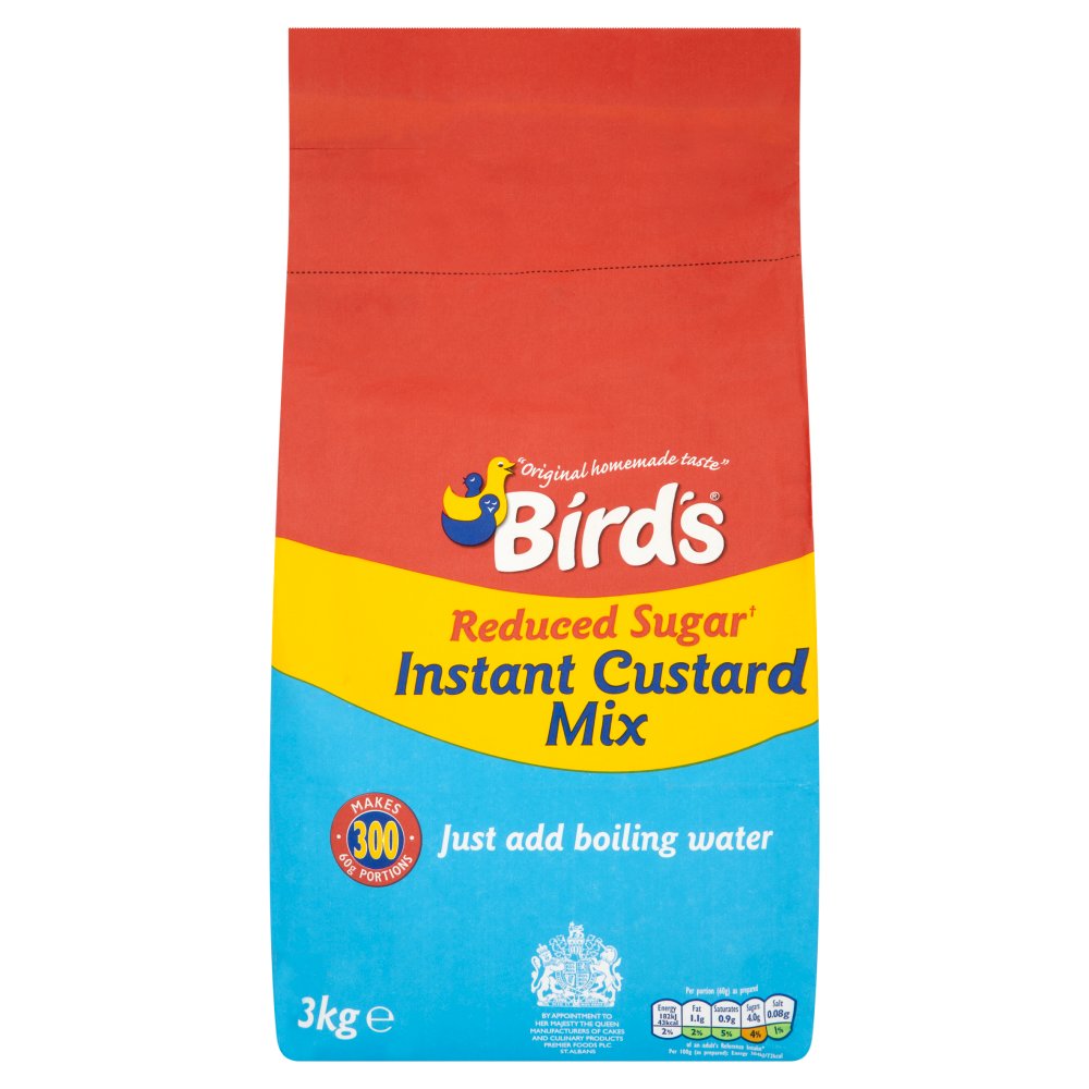 MASBird's Reduced Sugar Instant Custard Mix 3kg-Food
