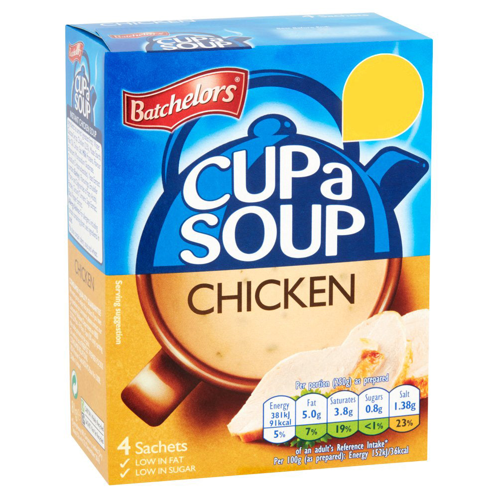 MASBatchelors Cup a Soup Chicken 4 Sachets 81g-Food