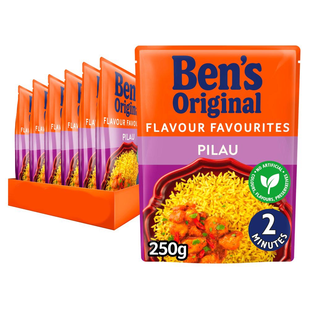 MASBens Original Pilau Microwave Rice 250g-Food