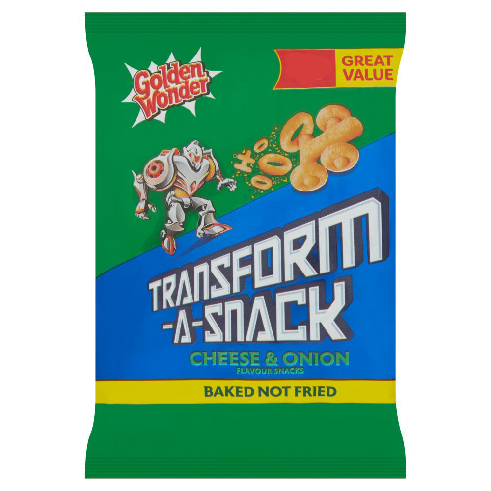 MASGolden Wonder Transform-A-Snack Cheese & Onion Flavour Snacks 30g-Food