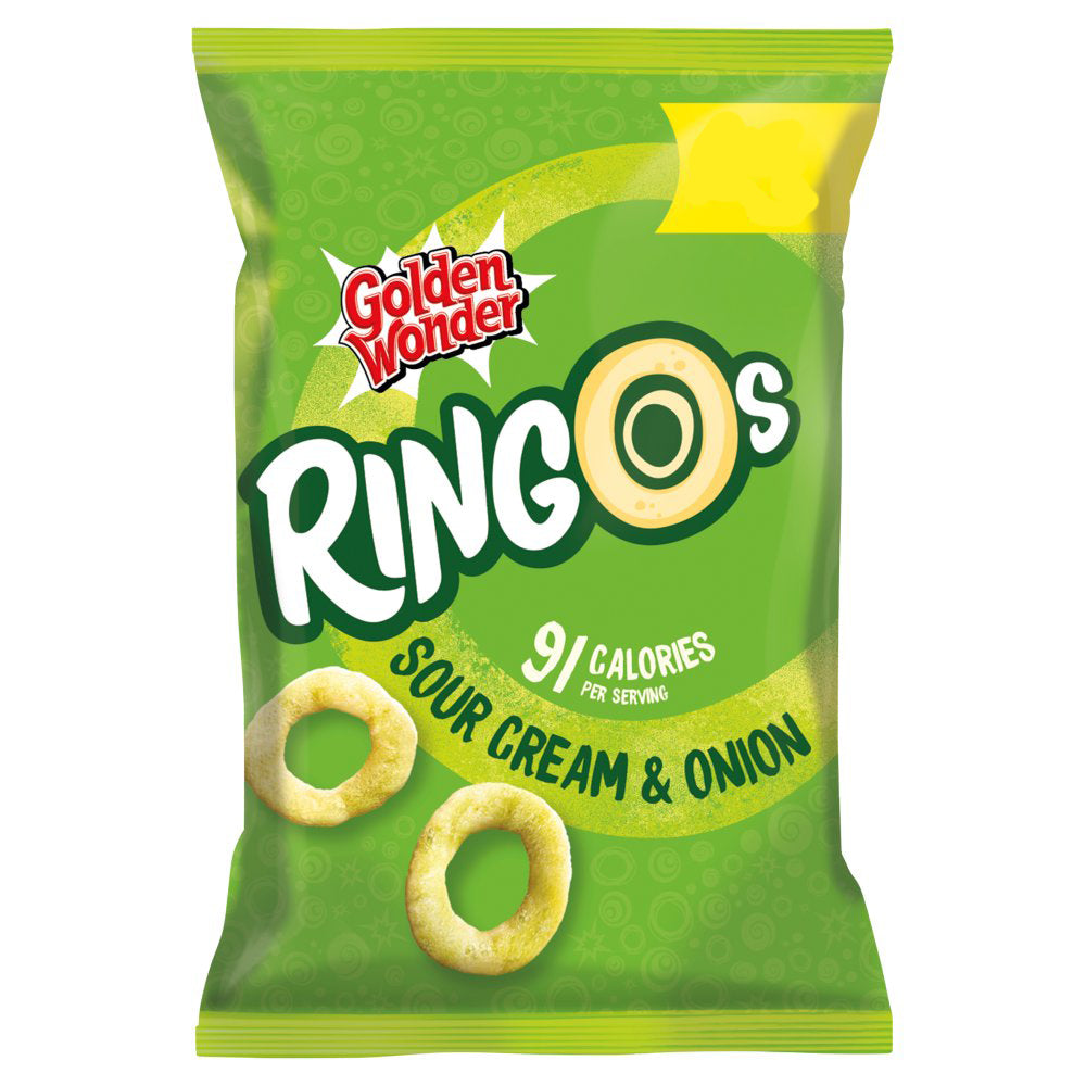 MASGolden Wonder Ringos Sour Cream & Onion 55g-Food