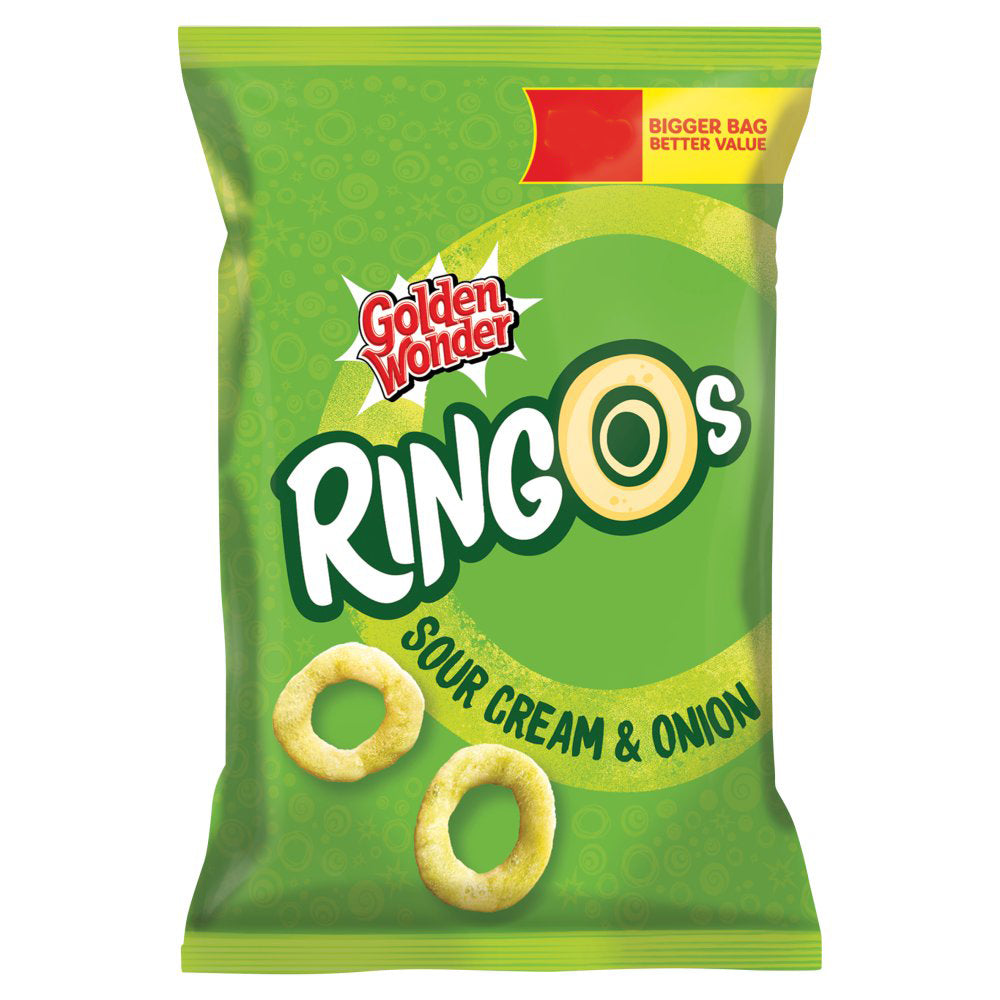 MASGolden Wonder Ringos Sour Cream & Onion 25g-Food