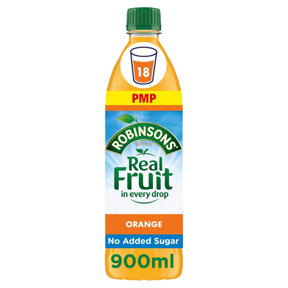 Robinsons Orange No Added Sugar Squash 900ml-Food