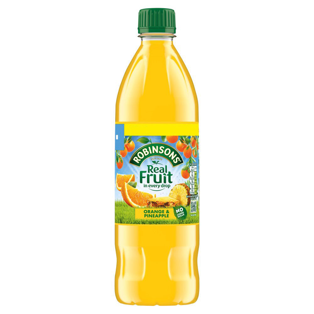Robinsons Orange & Pineapple No Added Sugar Squash 900ml-Food