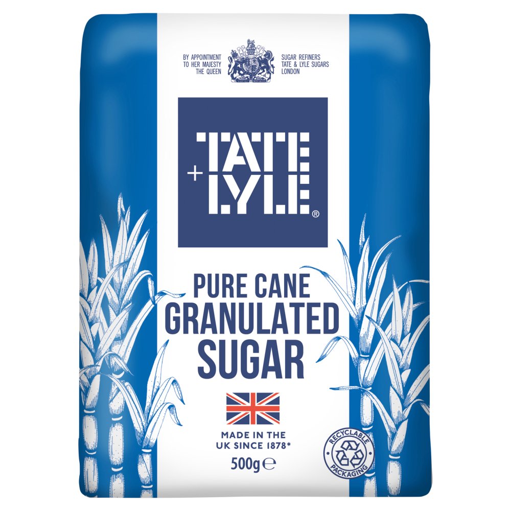 Tate & Lyle Pure Cane Granulated Sugar 500g-Food