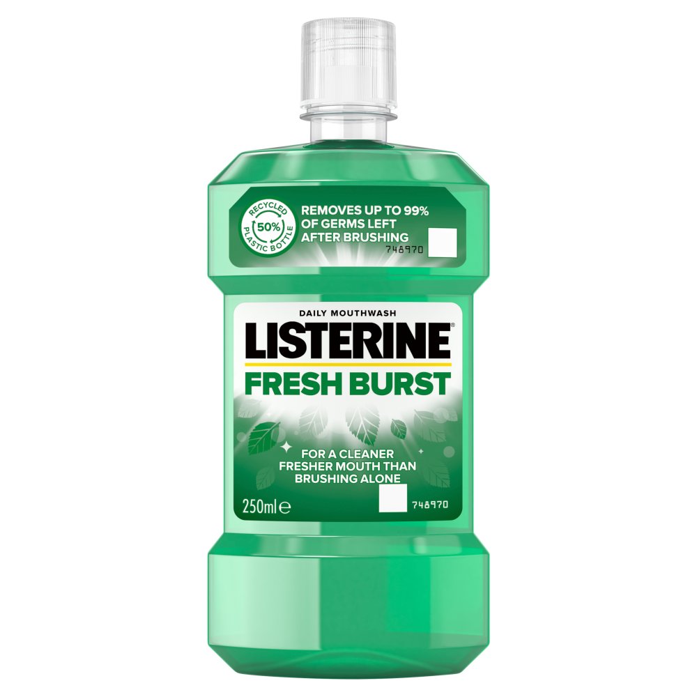 MASListerine Essentials Fresh Burst Mouthwash 250ml-Food