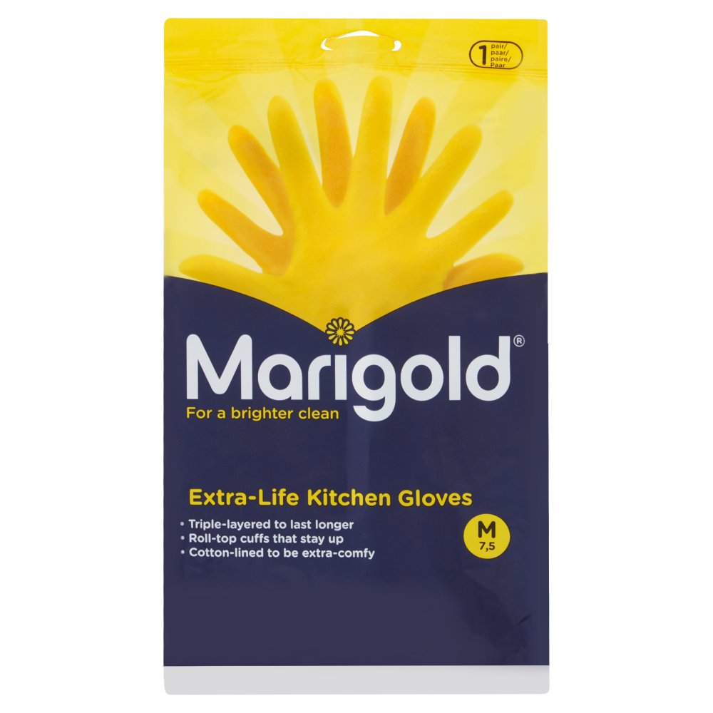 MASMarigold Extra-Life Kitchen Gloves M 7,5 1 Pair-Food