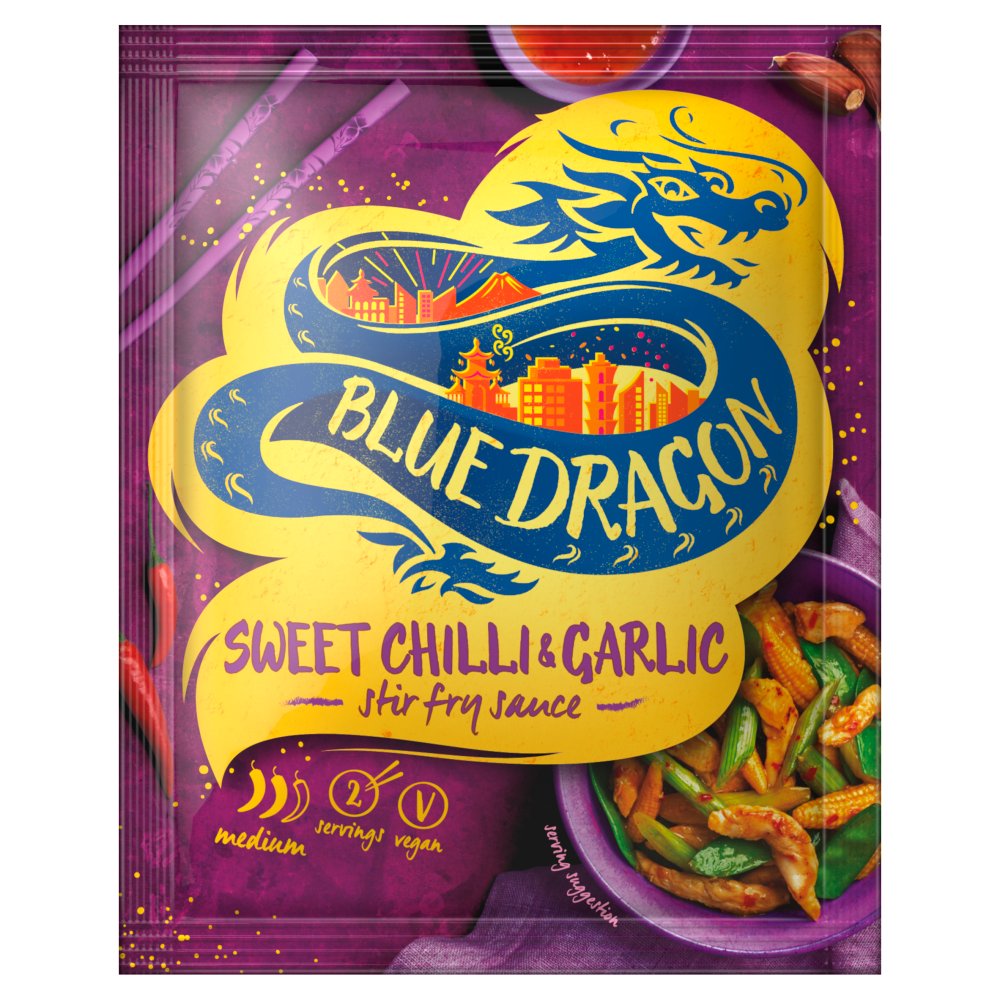 MASBlue Dragon Sweet Chilli & Garlic Stir Fry Sauce 120g-Food