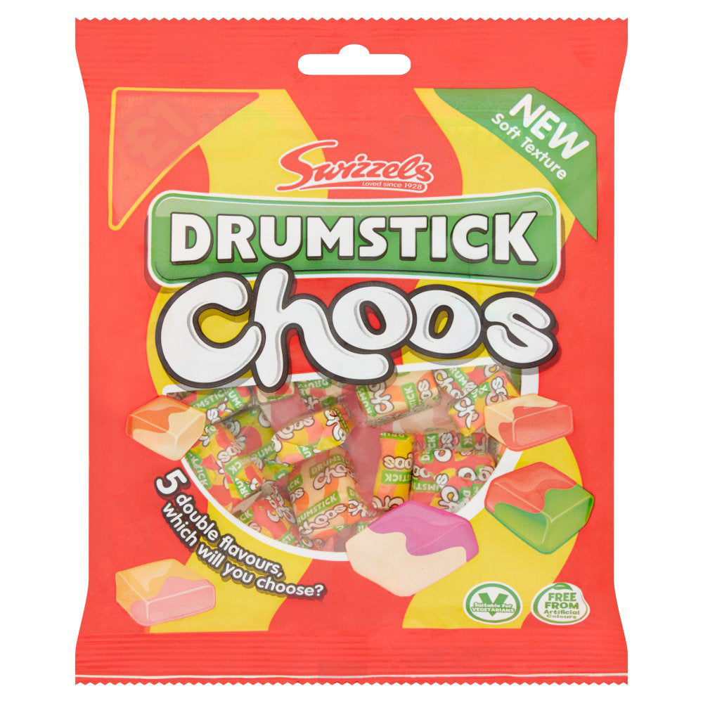 Swizzels Drumstick Choos 135g-Food