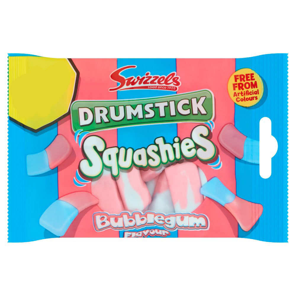 Swizzels Drumstick Squashies Bubblegum Flavour 45g-Food