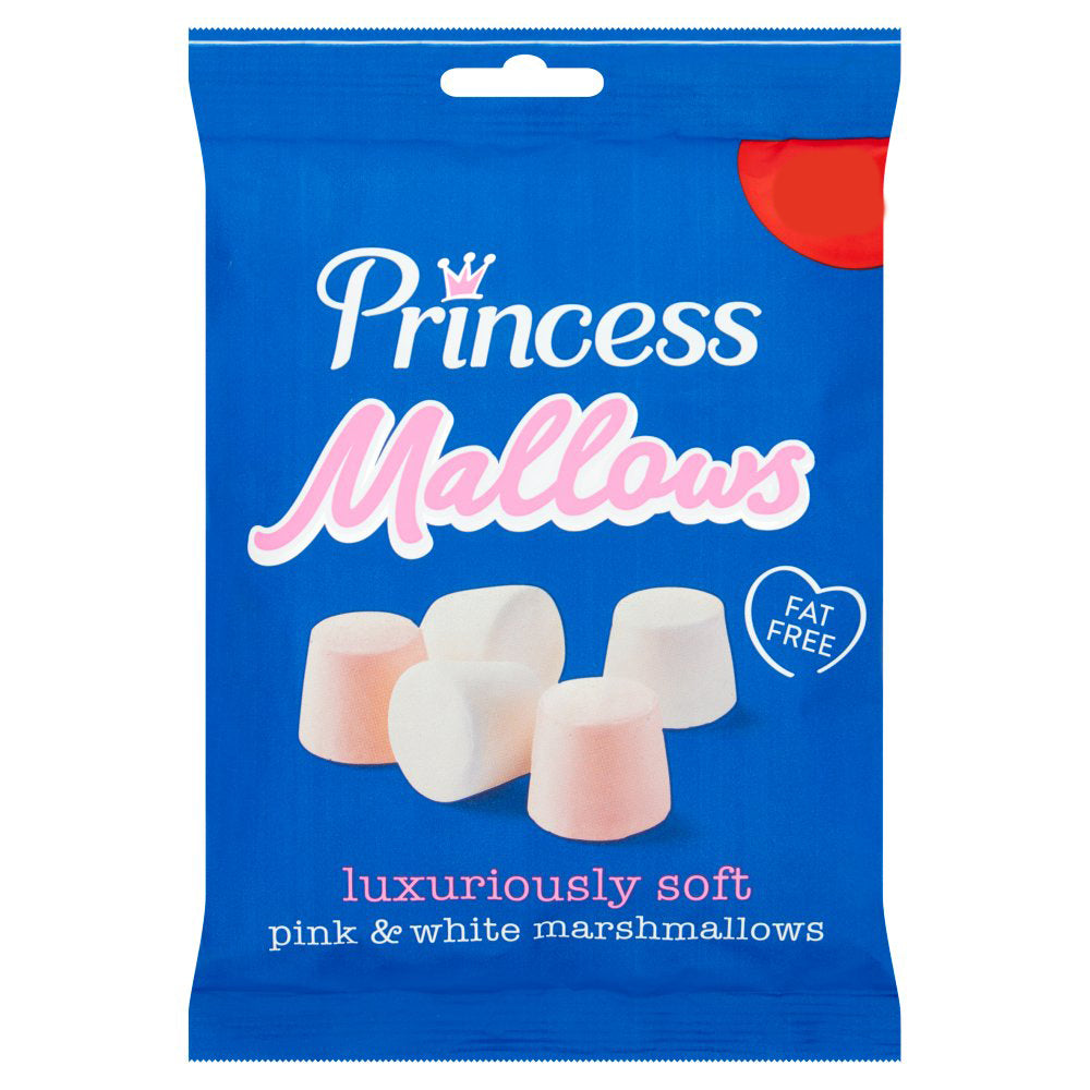 Princess Mallows Pink & White Marshmallows 150g-Food