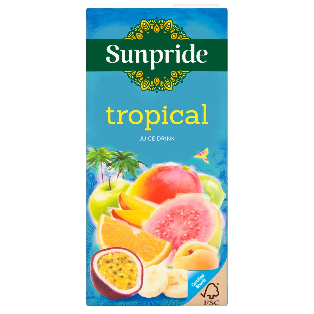 Sunpride Tropical Juice Drink 1 Litre-Food