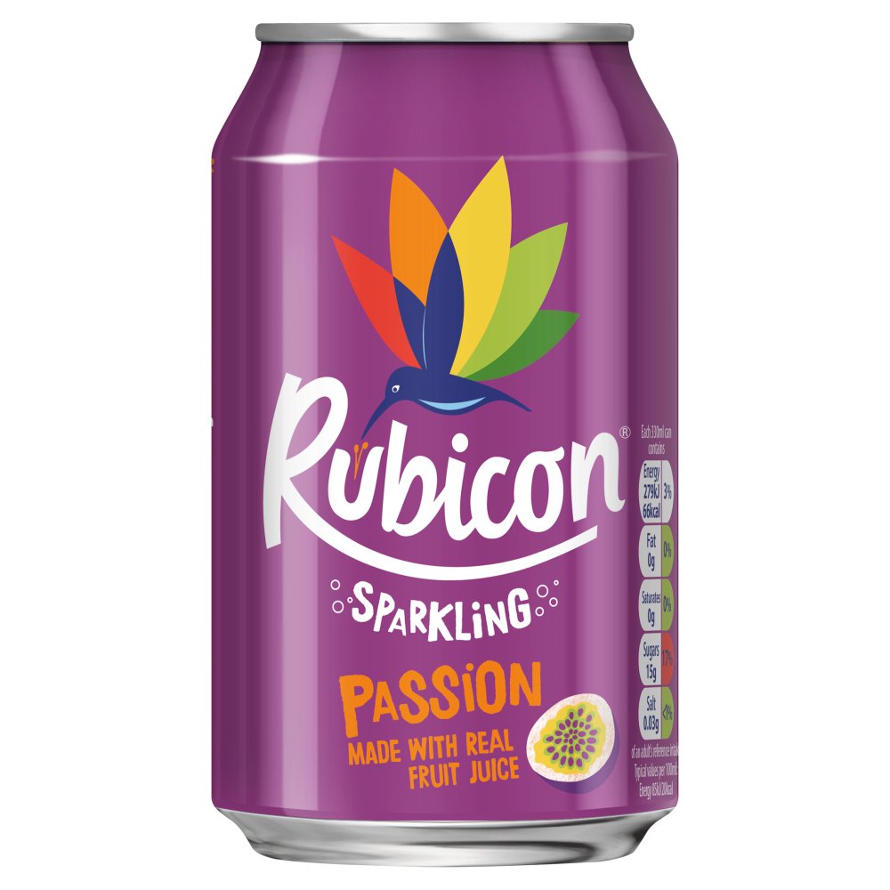 Rubicon Sparkling Passion 330ml-Food