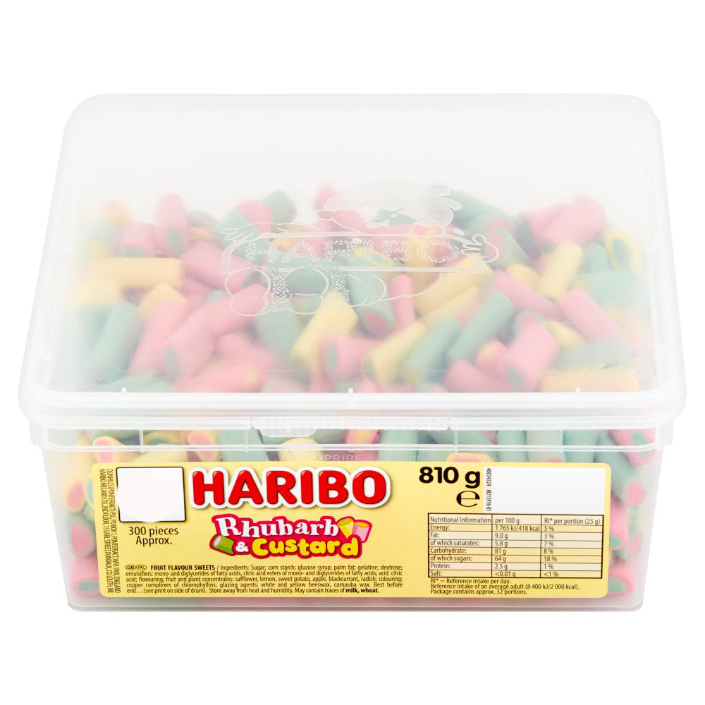 HARIBO Rhubarb & Custard 810g-Food