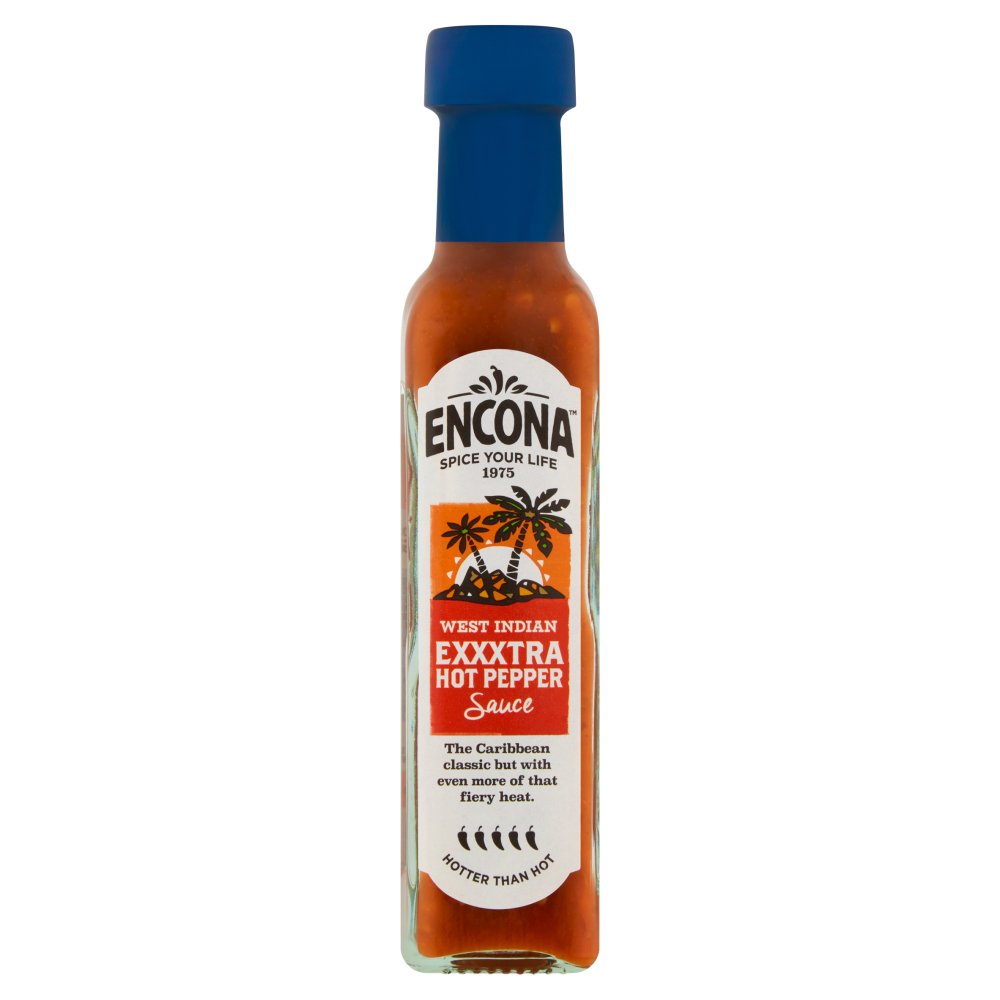 MASEncona West Indian Exxxtra Hot Pepper Sauce 142ml-Food