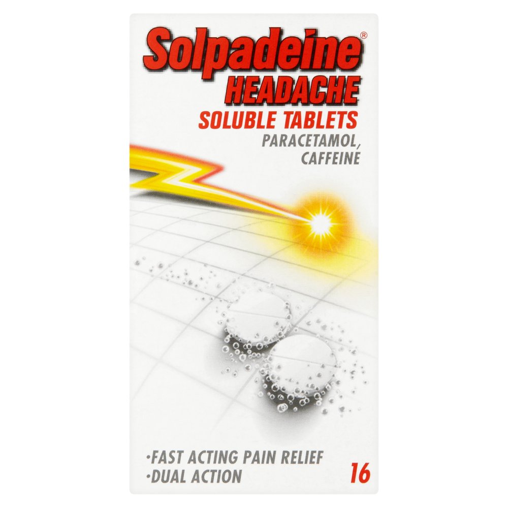 Solpadeine Headache Soluble Tablets 16 Tablets-Food