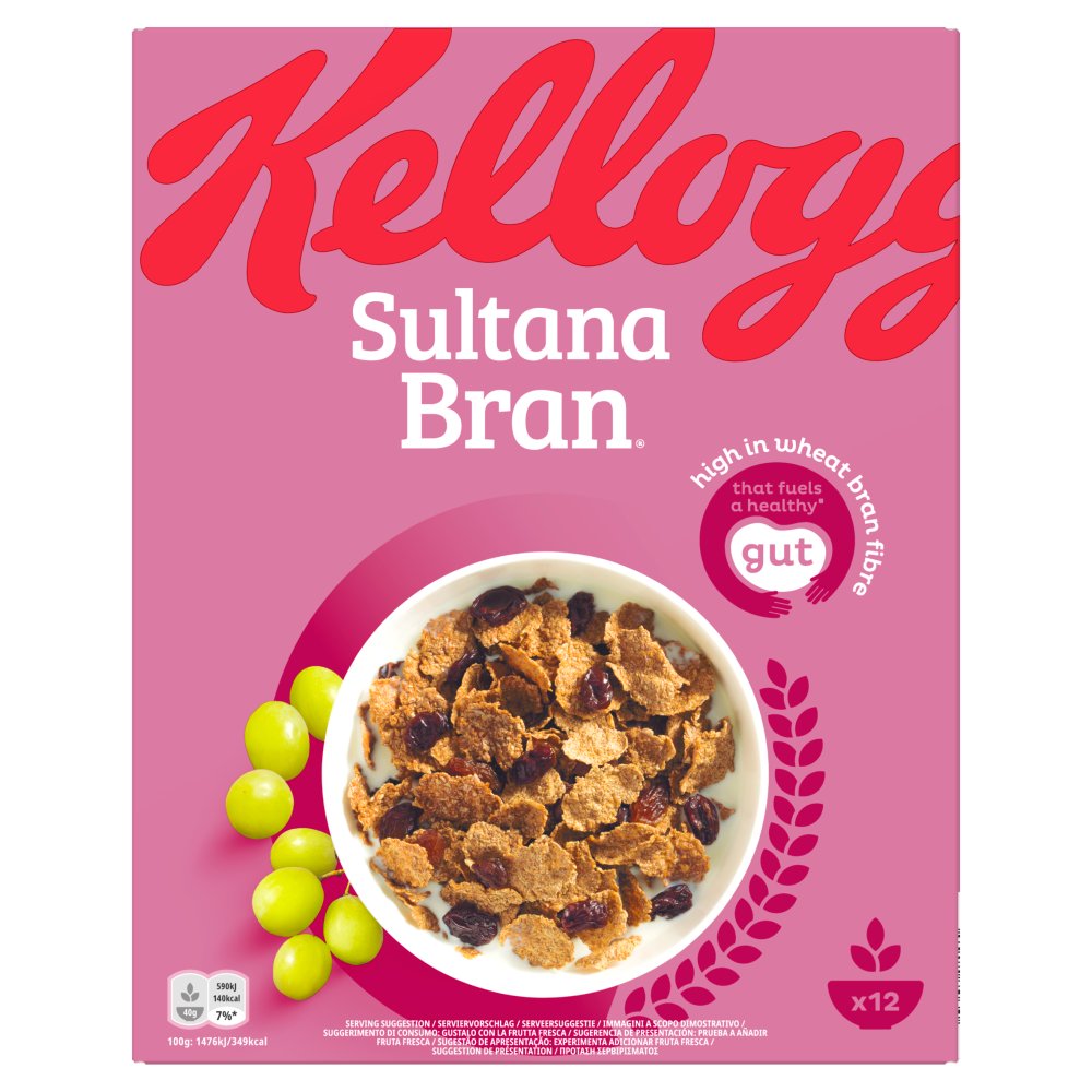 MASKellogg's Sultana Bran Breakfast Cereal 500g-Food
