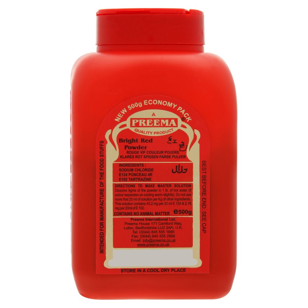 MASPreema Bright Red Powder 500g-Food