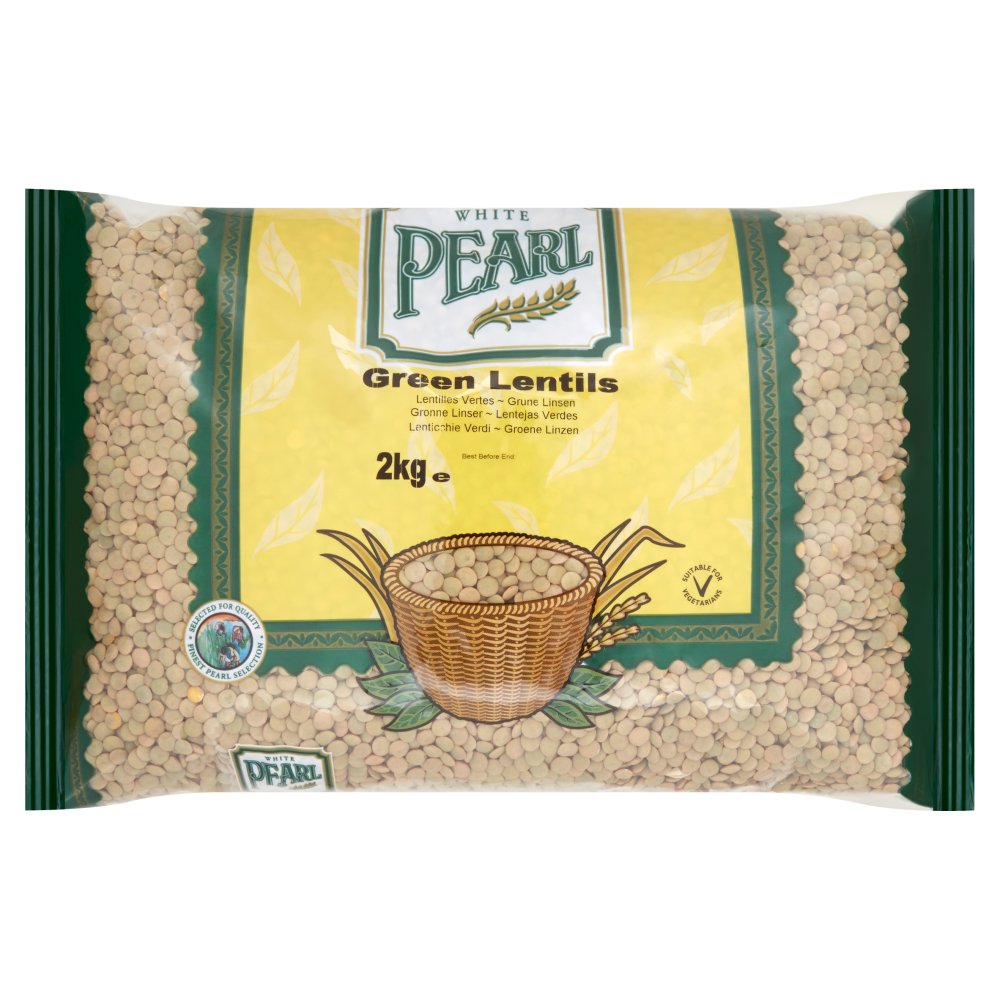 White Pearl Green Lentils 2kg-Food