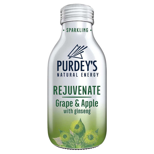 Purdey's Natural Energy Rejuvenate Grape & Apple with Ginseng Bottle 330ml