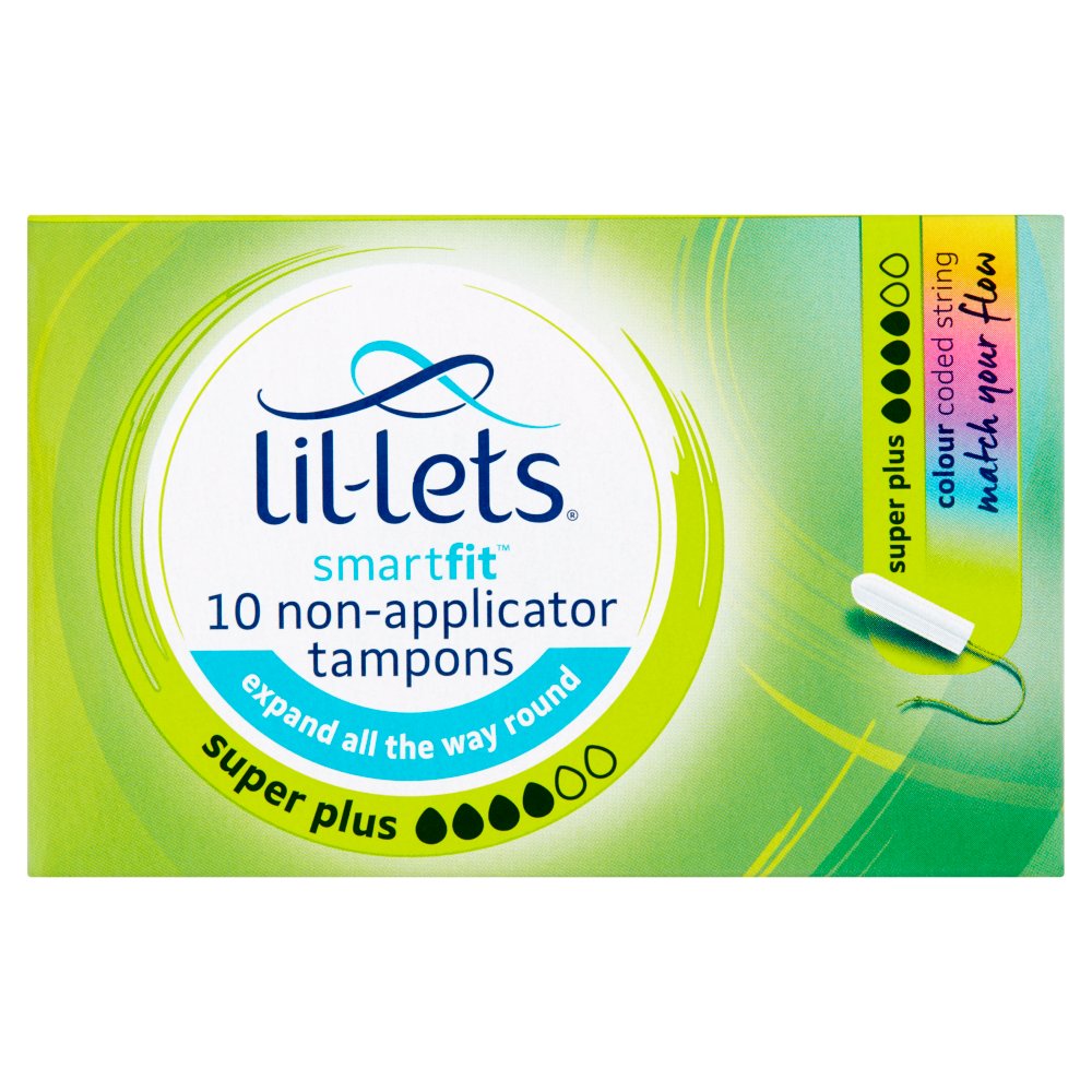 MASLil-Lets Smartfit 10 Non-Applicator Tampons Super Plus-Food