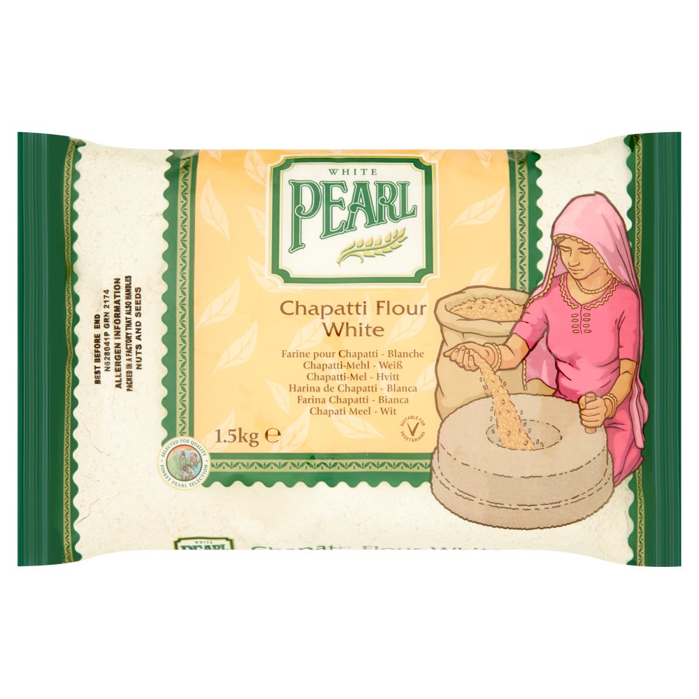 White Pearl Chapatti Flour White 1.5kg-Food