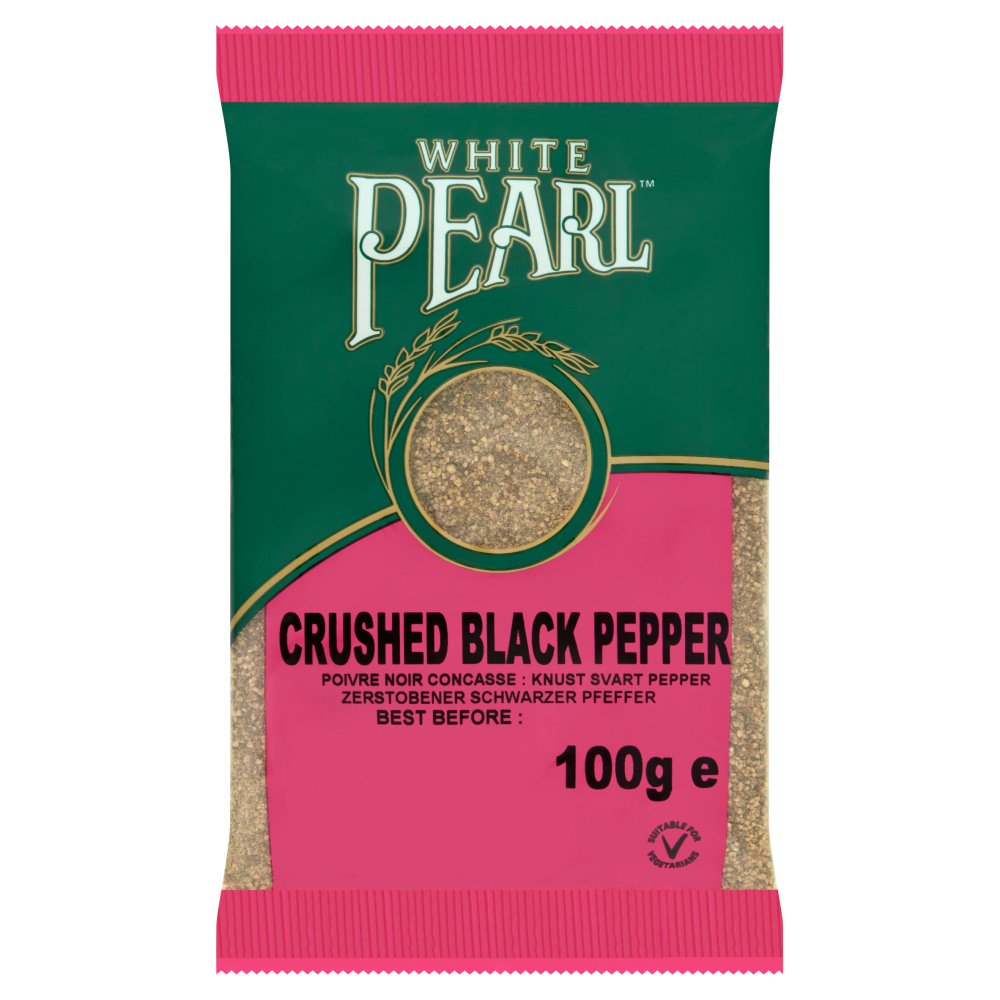 White Pearl Crushed Black Pepper 100g-Food