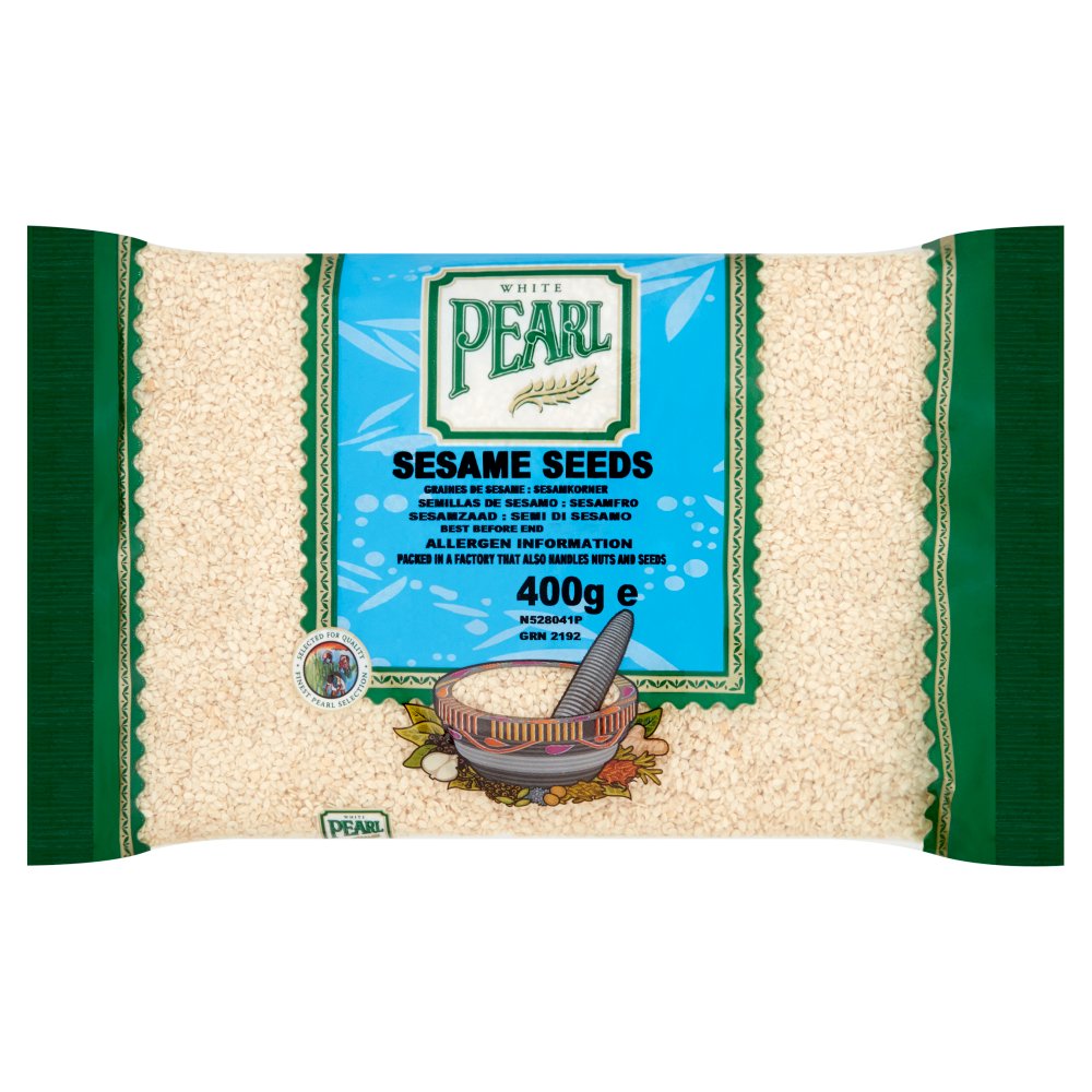 White Pearl Sesame Seeds 400g-Food