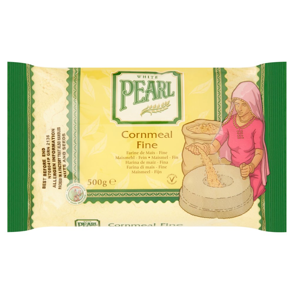 White Pearl Cornmeal Fine 500g-Food