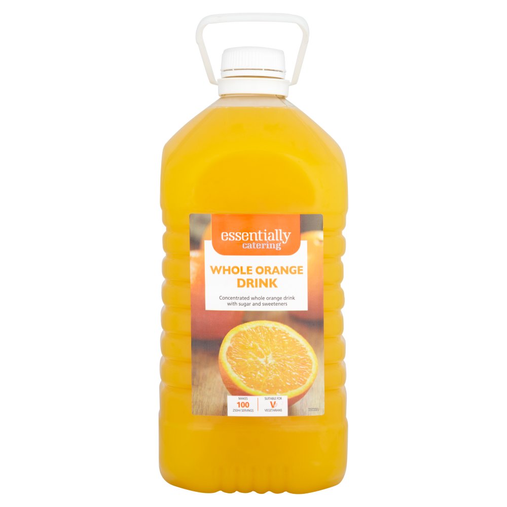 Essentially Catering Whole Orange Drink 5L-Food