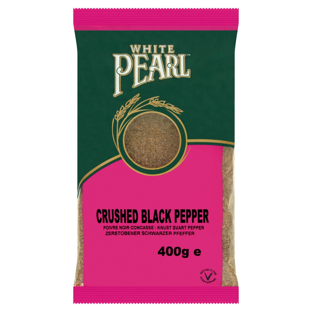 White Pearl Crushed Black Pepper 400g-Food
