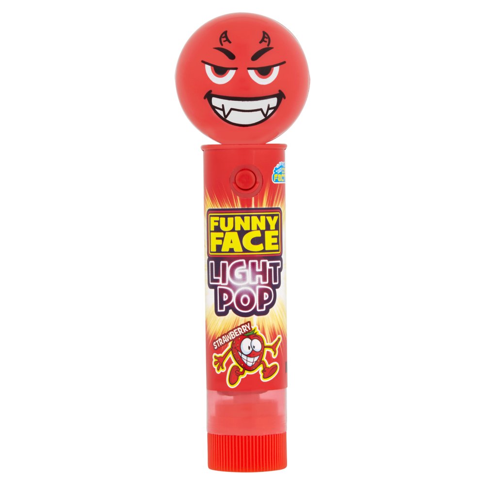 MASCrazy Candy Factory Funny Face Light Pop Strawberry 11g-Food