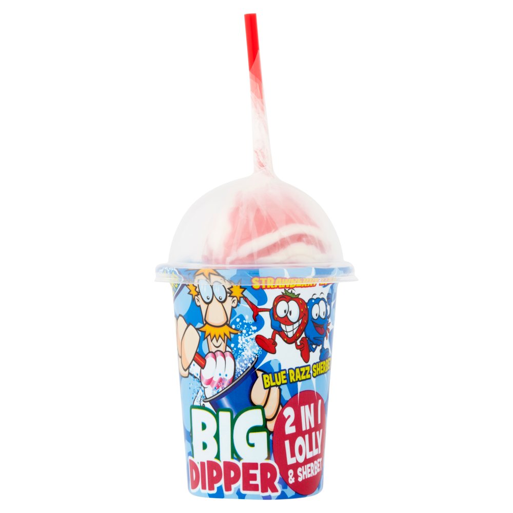 Crazy Candy Factory Big Dipper 2 in 1 Lolly & Sherbet-Food