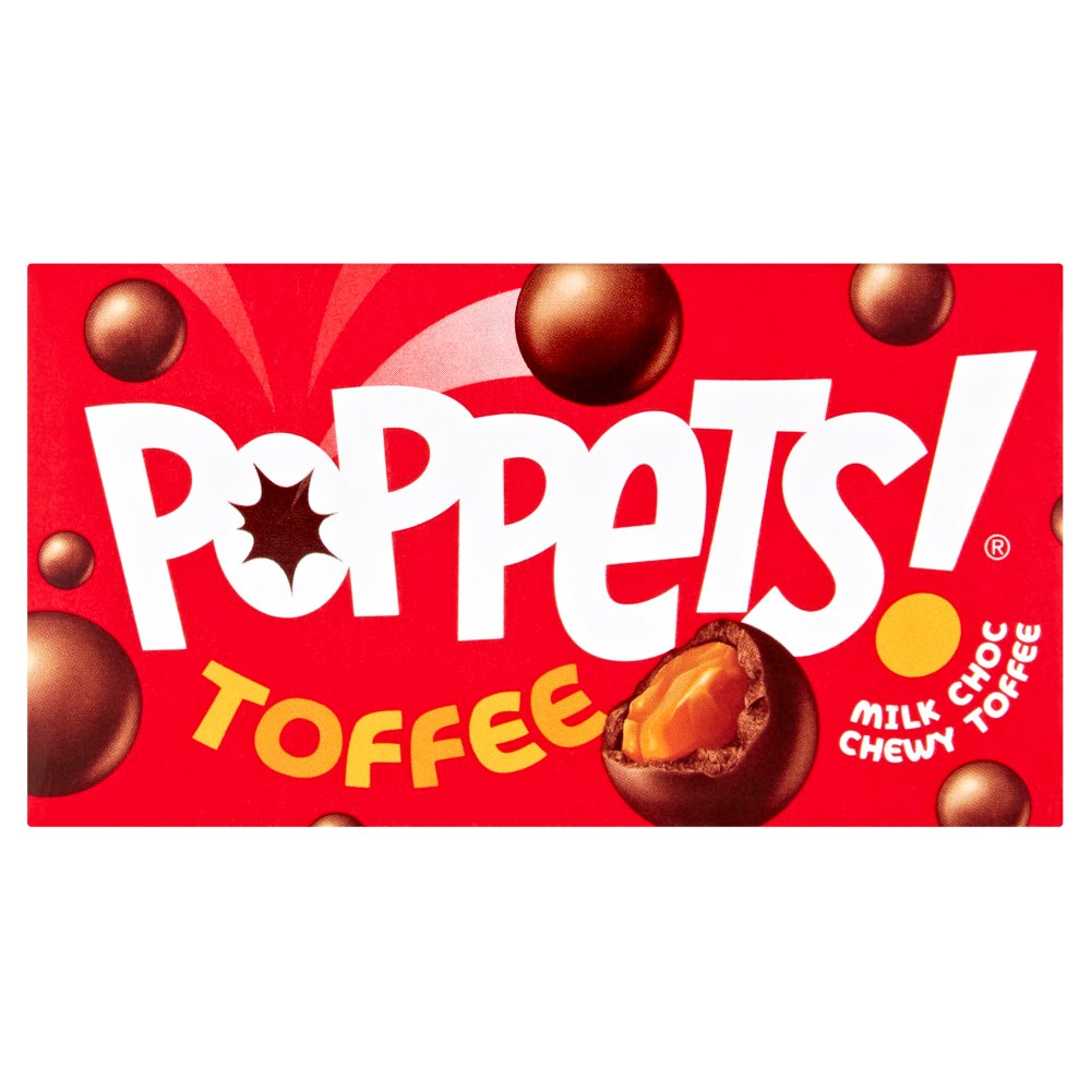 MASPoppets Chewy Toffee Covered in Milk Chocolate 45g-Food