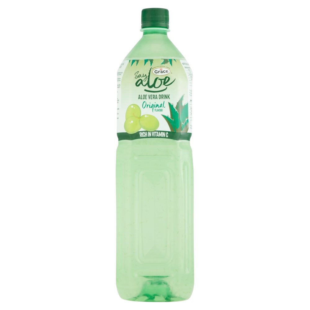 Grace Say Aloe Vera Drink Original Flavour 1.5L-Food