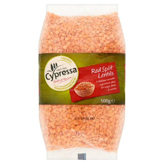 Cypressa Red Split Lentils 500g