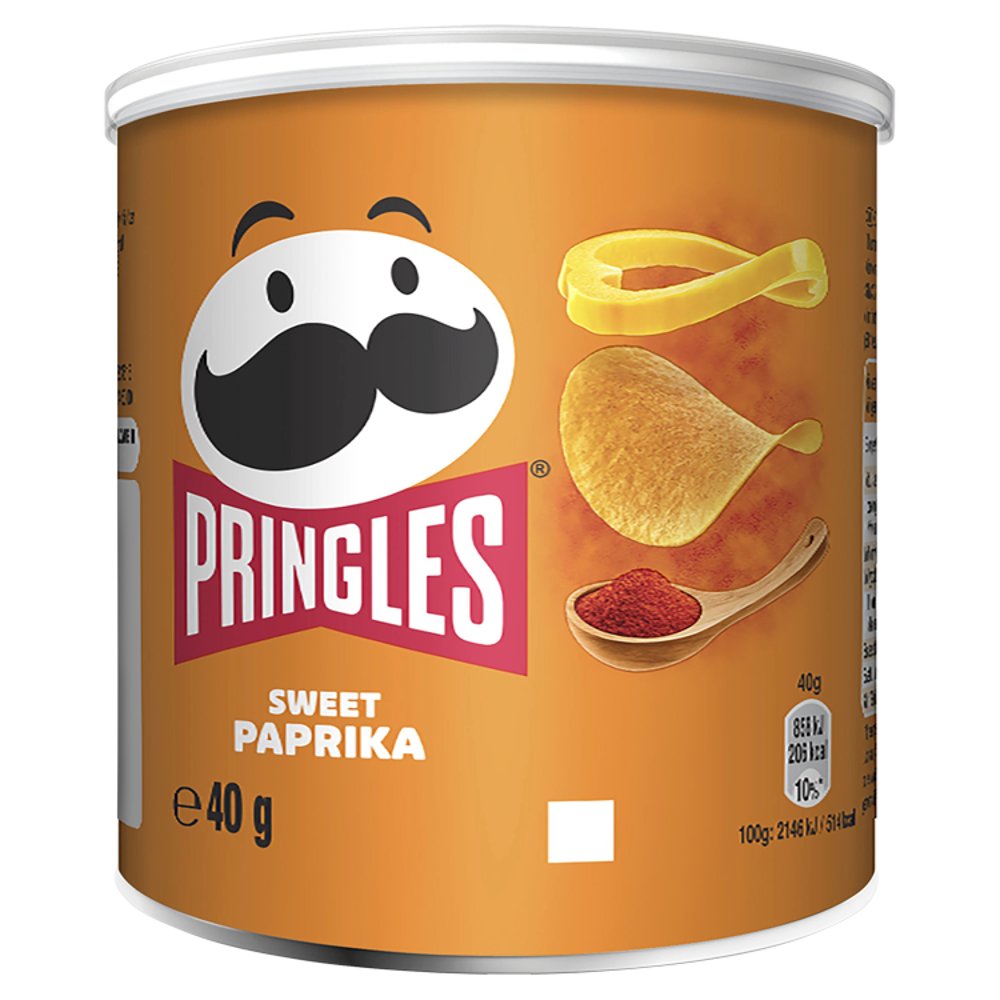 MASPringles Paprika Crisps Can 40g-Food