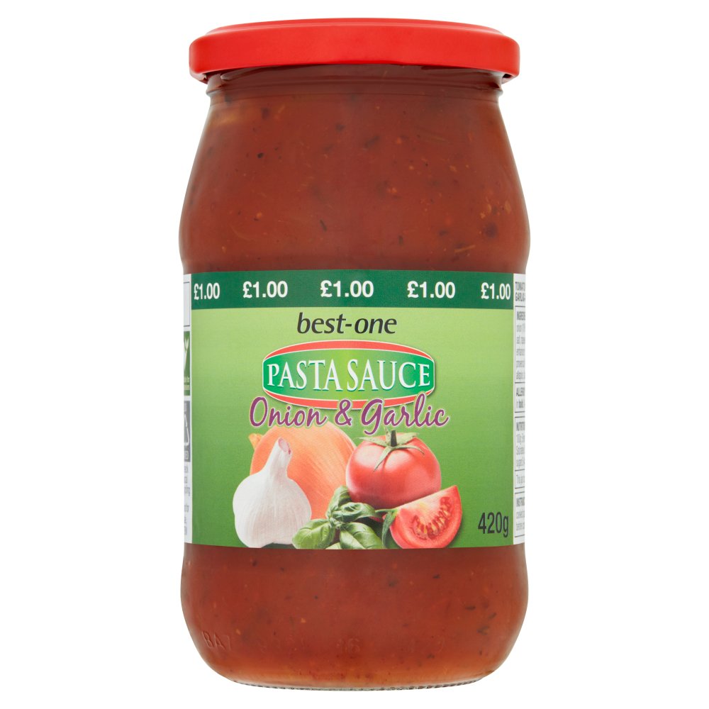 MASBest-One Pasta Sauce Onion & Garlic 420g-Food