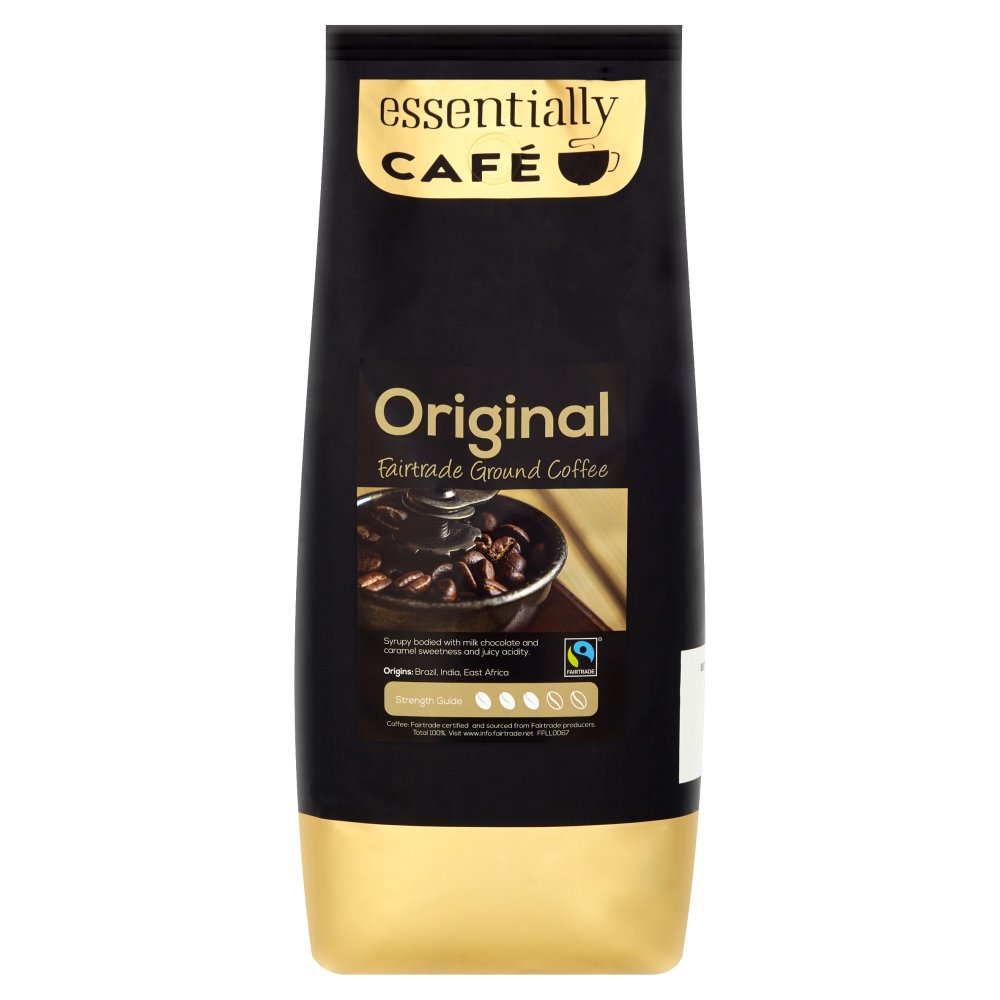 MASEssentially Café Original Fairtrade Ground Coffee 1kg-Food