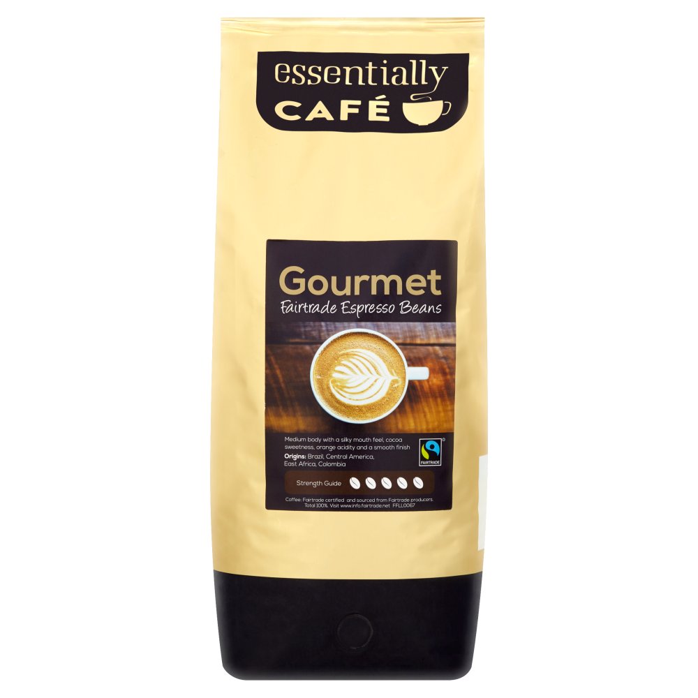 MASEssentially Café Gourmet Fairtrade Espresso Beans 1kg-Food