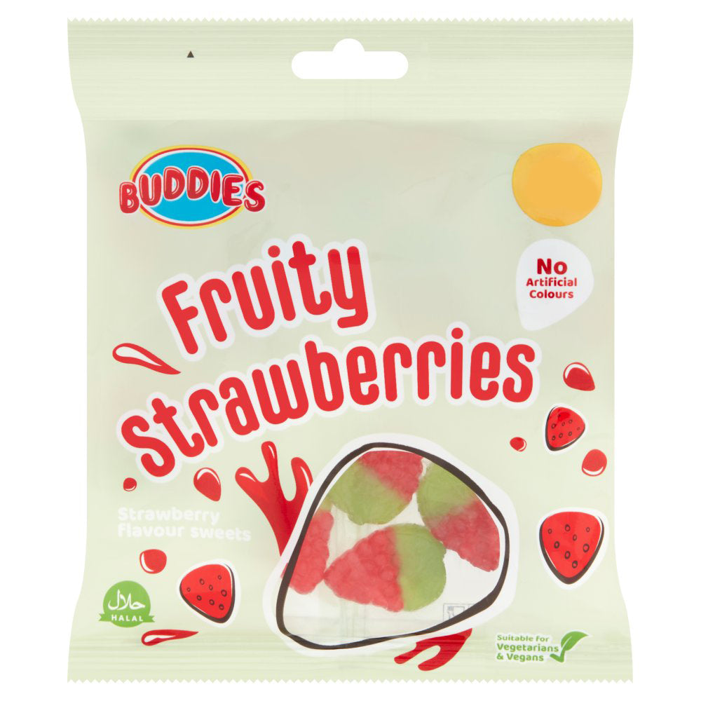 MASBUDDIES Fruity Strawberries 160g-Food