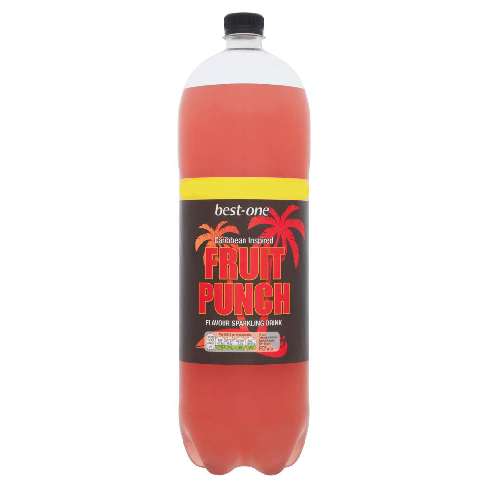 best-one Fruit Punch Flavour Sparkling Drink 2 Litre-Food