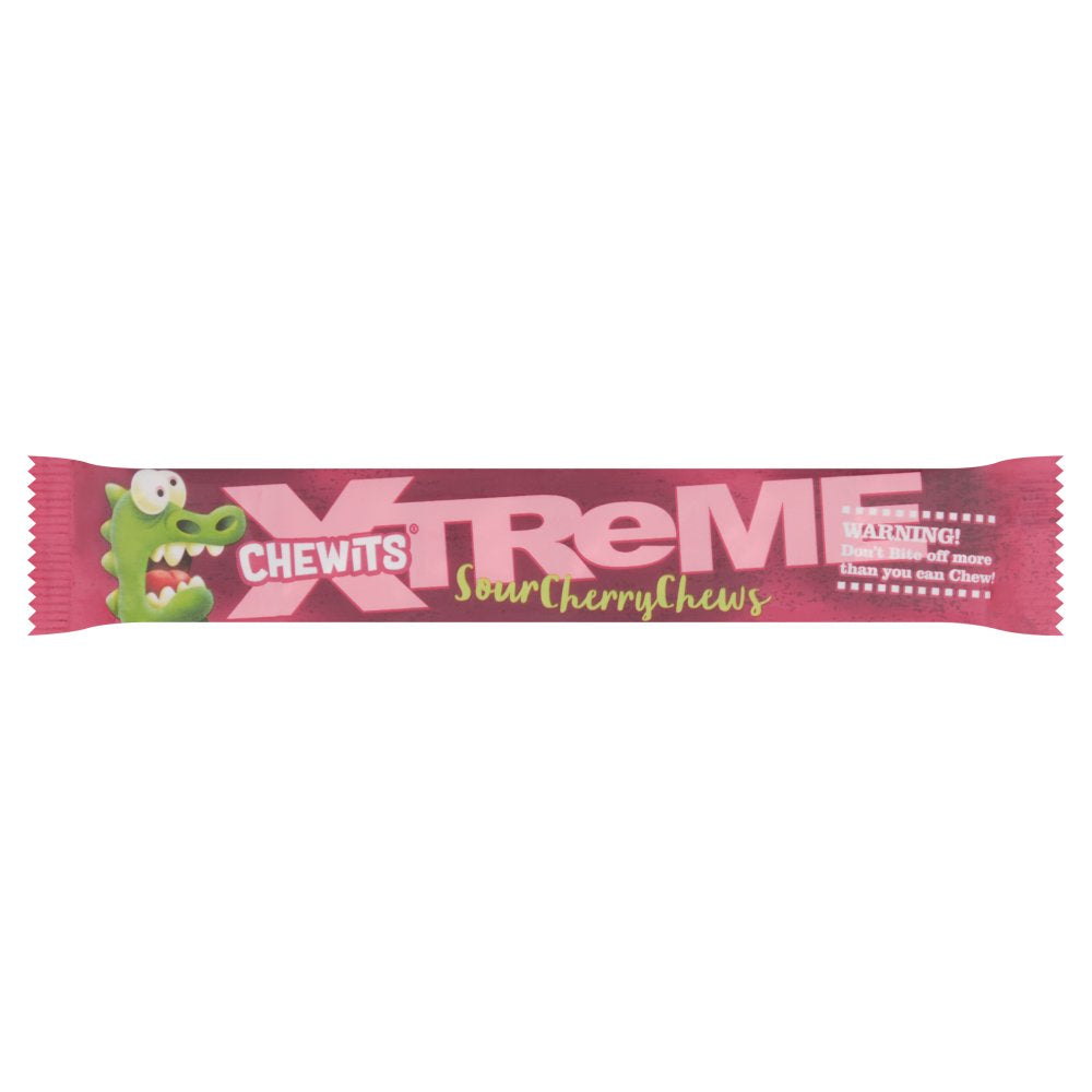 MASChewits Xtreme Sour Cherry Chews 34g-Food