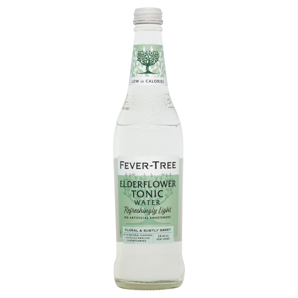 Fever-Tree Refreshingly Light Elderflower Tonic Water 500ml