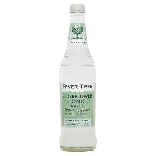 Fever-Tree Refreshingly Light Elderflower Tonic Water 500ml