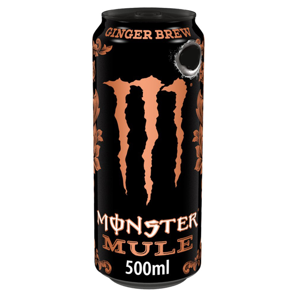 Monster Mule Ginger Brew Energy Drink 500ml-Food